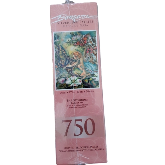 Jody Bergsma Silverline Fairies 750 Piece Jigsaw Puzzle "The Gathering" NEW - Picture 3 of 6